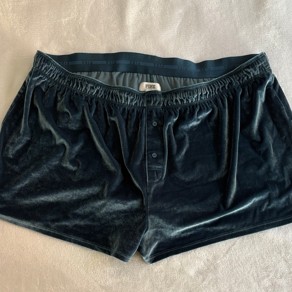 PINK Victoria's Secret teal Shorts